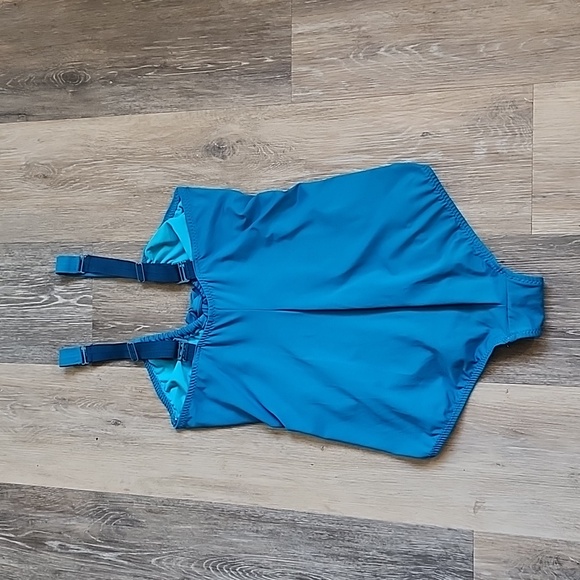 MALIA MILLS BLUE One Piece Swimsuit with Halter Neck and Bow - Picture 8 of 16